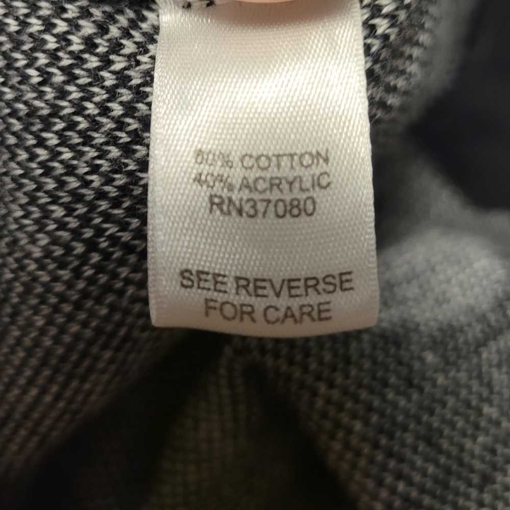 Black And White Turtleneck Sweater - Picture 7 of 7